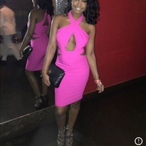 Sexy MISSGUIDED pink dress!